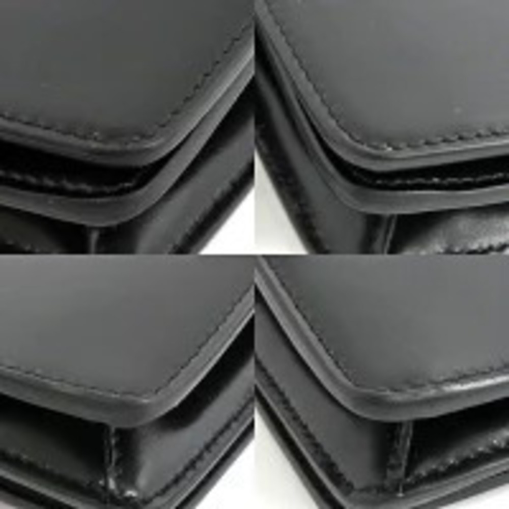Celine Trapeze Triomphe Bag Leather Black One Shoulder - Picture 5 of 6